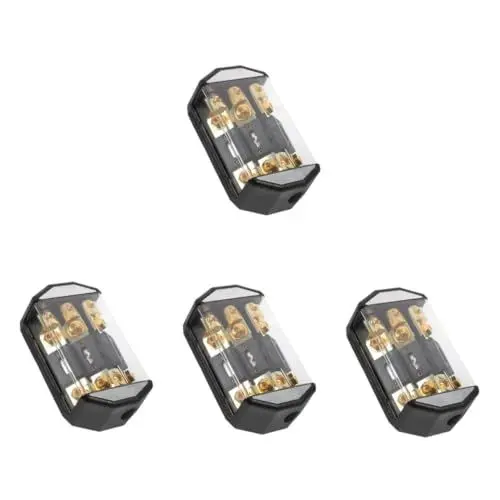 Produktbild: iplusmile 4 Stück Auto Audio Modifikations Verteilerblock Für Auto Audio Auto Audio Verstärker Sicherungsblock Sicherungsblock Autos Verstärker Sicherungsblock Sicherungshalter