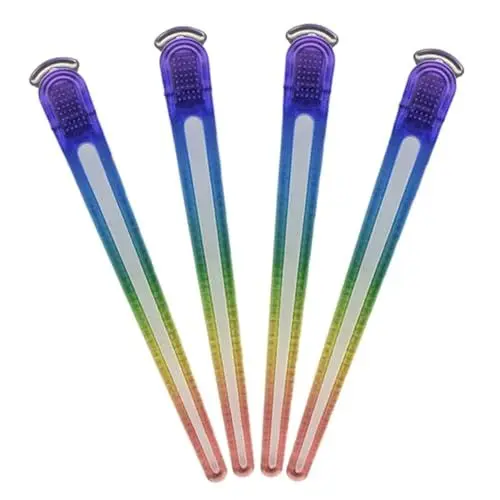Produktbild: iplusmile 4 Pcs Frauen Clip Hot Styling Clips Regenbogen Haar Clips Liefert Zubehör Salon Styling Werkzeuge