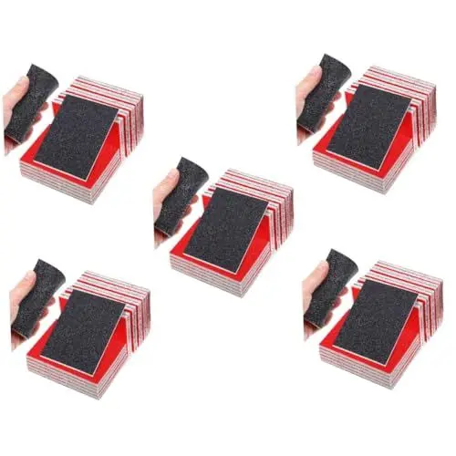 Produktbild: iplusmile 5 Sätze Auto Schleifpapier Schleifpad Schwamm Schleifblöcke Schwammschleifen Schleifpapier Für Autolack Schleifschwamm Schleifschwämme Schleifpapier Fürs Auto Korund 20 Stück * 5