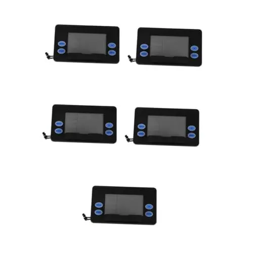 Produktbild: iplusmile 5 Stück Rudergerät Digitalanzeige Instrument Monitore Heimtrainingsmonitor Fitness Tachometer Gerät Rudergerät Geschwindigkeitstracker Heimfitnessgerät Monitor Schwarz Pp