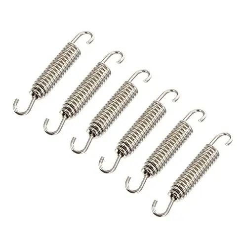 Produktbild: iplusmile Auspuffanlage Feder Für Motorräder Voll Drehbare Edelstahl Befestigungsfedern Geeignet Für 65mm Auspuffsysteme Tension Spring Für Optimale Leistung