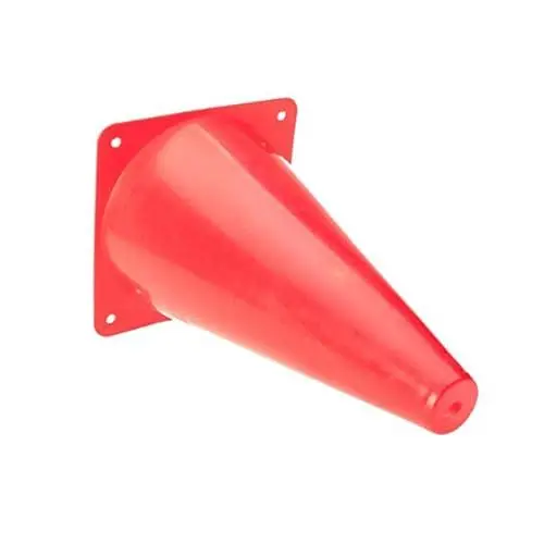 Produktbild: iplusmile 6st Fußball-trainingsausrüstung Schilderrohr Verkehrssicherheitskegel Fußball-markierungskegel Sportliches Zeichen Sicherheitskegel Für Das Fußballtraining Fußball Training Rot