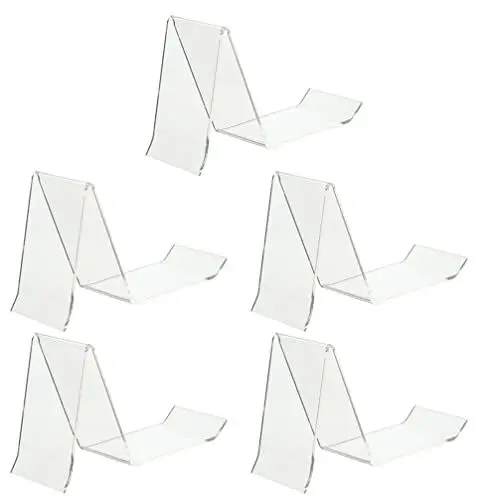 Produktbild: iplusmile Acryl Schuh Display Stand Halter: 5Pcs Sandale Display Stand Speicher Schuh Rack Transparent Schuh Unterstützt Sneaker Flache Schuh Lagerung Stehen