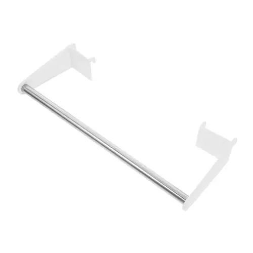 Produktbild: iplusmile Aufhänger Halter Stecktafelzubehör für den Bastelraum Regalhaken für Stecktafeln Handtuchhaken werkstattzubehör Steckbrett Pegboard-Zubehör für den Bastelraum Rostfreier Stahl Weiß