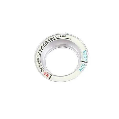 Produktbild: iplusmile Aluminium Legierung Zündung Abdeckung Aufkleber für Silber Einfache Installation