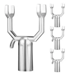 Produktbild: iplusmile Baumstützen: 4 Stück Metall Pflanzen Unterstützung U-förmig Obstbäume Aststützen für Garten, Weinberg, Obstgarten, Rostfrei