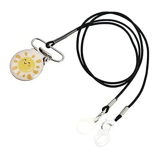 Produktbild: iplusmile Clip Anti- Verloren Lanyard Keepers Doppel Steckerohr- Expander BTE Hörgeräte Halter Straps Protector Halte Clips mit Hängenden Seil für Erwachsene Senioren Kinder Stil 4