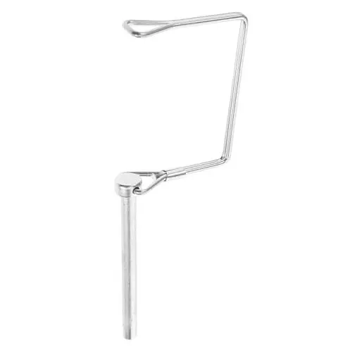 Produktbild: iplusmile Fester Sicherungsstift Anhängerkupplungsstift Sicherungsstift Der Kupplung Anhänger-Tor-Stift Schnellspannstift Anhängerstift Für Rasenmäher Pin Sperre Galvanisiertes Eisen Silver