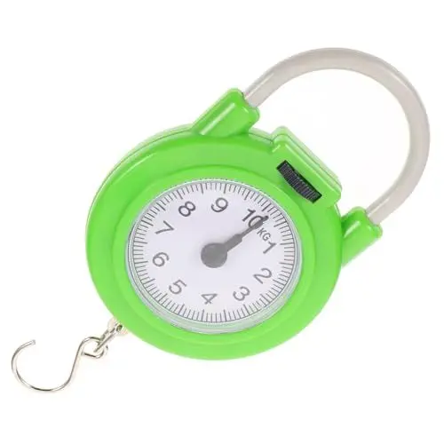 Produktbild: iplusmile Portable Federwaage Für Reisen Manuelle Gepäckwaage Mit Haken Kleine Und Kompakte Ausführung Für Präzises Von Koffern Und Für Unterwegs