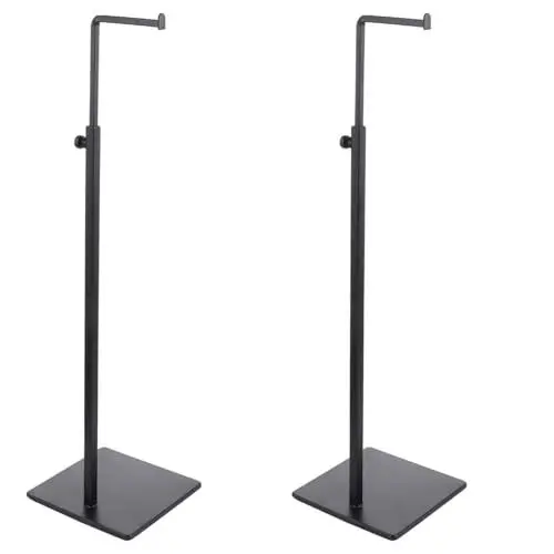 Produktbild: iplusmile Halter Rack Display - 2 Stück Verstellbarer Handtaschenständer - Edelstahl Handtasche Stahlständer für Tasche Hüte Brieftasche Requisiten