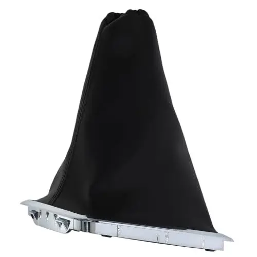 Produktbild: iplusmile Schaltknaufabdeckung Für Auto-automatik-schalthebelabdeckung Pu-ledermaterial Schwarze Nählinie
