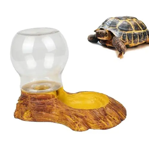 Produktbild: iplusmile Schildkröten Wasserschale - Terrarium Wasserschale - Reptilien Schildkröte Futternapf - Schildkröten Terrarium für Reptilien für Schildkröten, Geckos, Schlangen - Schildkröten Zubehör