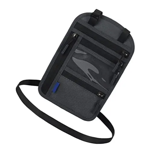 Produktbild: iplusmile Kartenetui Umhängetasche Herren Brieftaschen Für Männer Reisetasche Für Persönliche Gegenstände Wanderhut Hals Brieftasche Reisebrieftasche Reisepass Nylon Geldbörse Zubehör Reisen