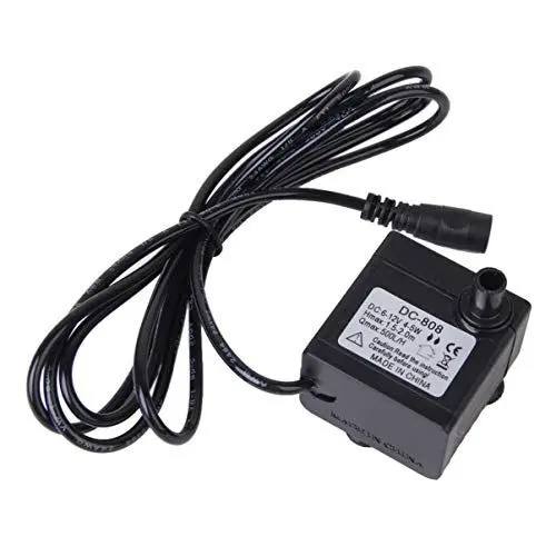 Produktbild: iplusmile Mini Aquarium Wasserpumpe, Tauchpumpe Springbrunnen Teichpumpe, Tank Regelbarer Wasser Pumpen Teich Bürstenlos Fisch Sauerstoffanlage Tauchbecken Solarbecken(5W)
