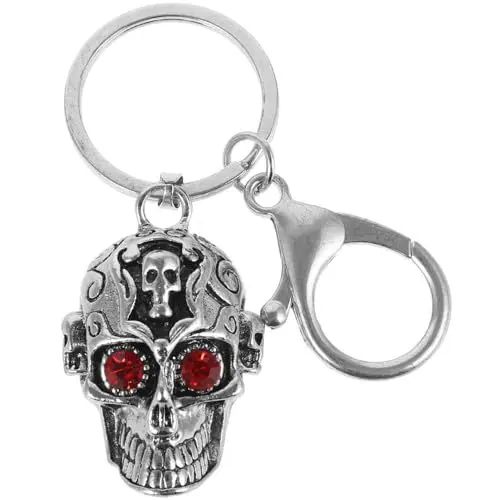 Produktbild: iplusmile Schlüsselanhänger Charme Schnitter Schlüsselanhänger Halloween-Schlüsselanhänger halloween deko schlüsselringe Schädel-Schlüsselanhänger für Frauen Schlüsselbund