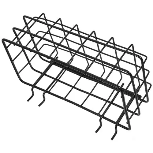Produktbild: iplusmile Stecktafel-Körbe Behälter Quadratischer Schwarzer Metalldrahtkorb Für Alle Stecktafel-Organisationswerkzeuge Stecktafel-Zubehör Für Werkbank-Garage-Wandaufbewahrungsaufsätze