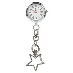 Produktbild: iplusmile Taschenuhr Stern Armbanduhr Quarzuhr Ansteckuhr Krankenschwesternuhr Pflege FOB- Uhr Schlüsselbund Uhr für Doktor Pfleger Abschluss
