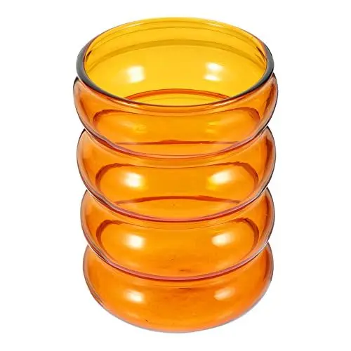 Produktbild: iplusmile Glas Wasser Becher Glas Kaffee Becher Bar Wasser Tasse Trinken Tasse Büro Getränke Tasse Gerippt