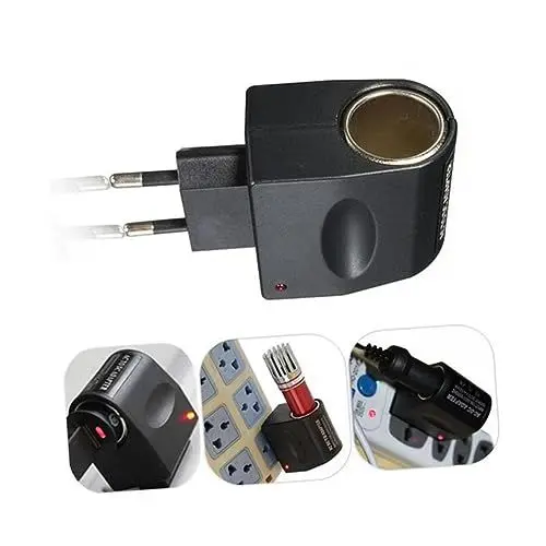 Produktbild: iplusmile Universeller Wechselstrom Gleichstrom Adapter Wechselstrom Gleichstrom Wandler Steckdosen Adapter Konverter Schwarz