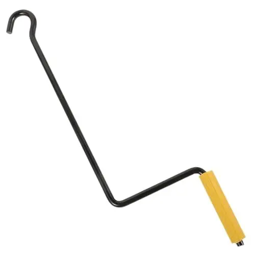 Produktbild: iplusmile Wagenheber Anhängerheber Kurbel Handwerkzeuge 2000 kg Auto, Anhänger Schwarz Stahl 37x12x1 cm