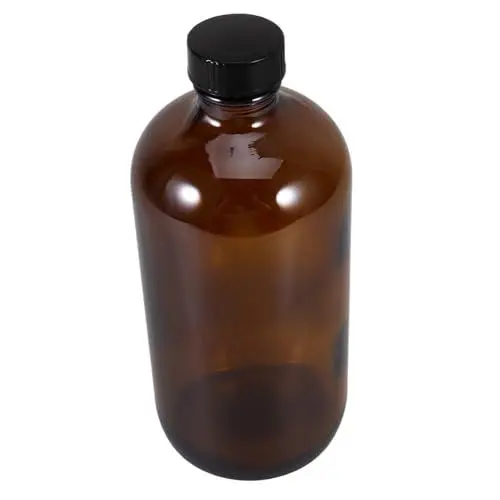 Produktbild: iplusmile Glas-vorratsflaschen 500 Ml Leer Bernsteinfarben Flaschen Für Öl Parfüm Deckeldichtung