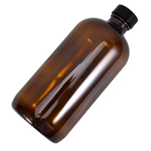 Produktbild: iplusmile 500 Ml Leere Glasflasche Medizinflasche Aus Braunem Glas Nachfüllbarer Behälter Für Den Laborgebrauch