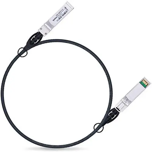 Produktbild: ipolex 10G SFP+ Kupferkabel, SFP+ DAC, 10GBASE-CU Direct Attach Kabel, 10Gb/s Passives Twinax Kabel Kompatibel für Cisco, Ubiquiti, Meraki, Mikrotik, Intel und mehr. 1-Meter, 1-Pack.