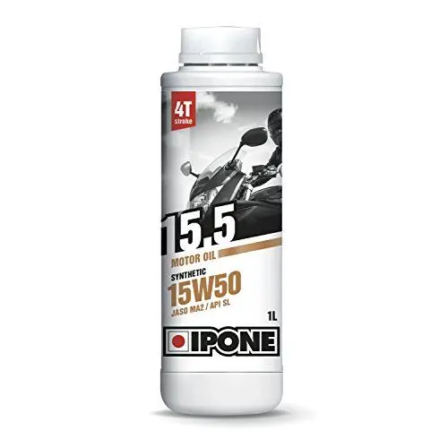 Produktbild: IPONE - 4-Takt-Motorradöl 15W50 15.5-1 Liter - Halbsynthetisch - Schutz des Motors - Optimale Schmierung