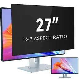 Produktbild: IPROKKO 27 Zoll Computer Sichtschutzfolie for 16:9 Monitor, Abnehmbarer Sichtschutz Anti Blaulicht Blendschutz Blickschutzfolie Displayschutz Blickschutzfilter für 27zoll Hp Dell Acer Lenovo Asus