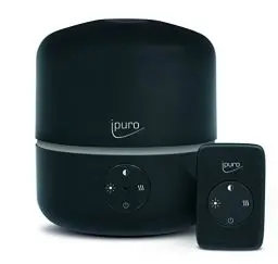 Produktbild: ipuro Aroma Diffuser Air Sonic good mood black mit Fernbedienung - schlichter Duftöl Diffuser mit Intervall- und Dauerbetriebsfunktion - stilvoller Luftbefeuchter mit Licht und Ultraschall Technologie