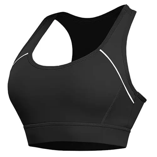 Produktbild: Irdcomps Damen Sport BH ohne Bügel Starker Halt Bras Sports Brüste mit Racerback für Fitness Yoga Joggen