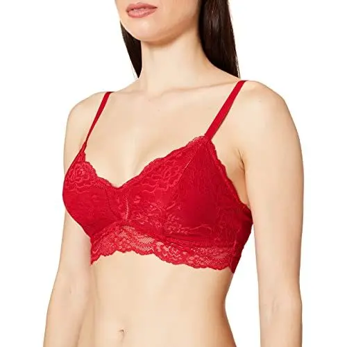 Produktbild: Iris & Lilly Damen Bustier aus Spitze, Rot, 36