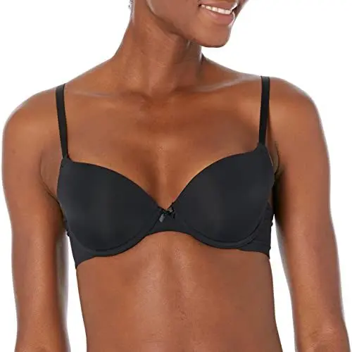 Produktbild: Iris & Lilly Damen Push-up-BH Mikrofaser, Schwarz, 75A