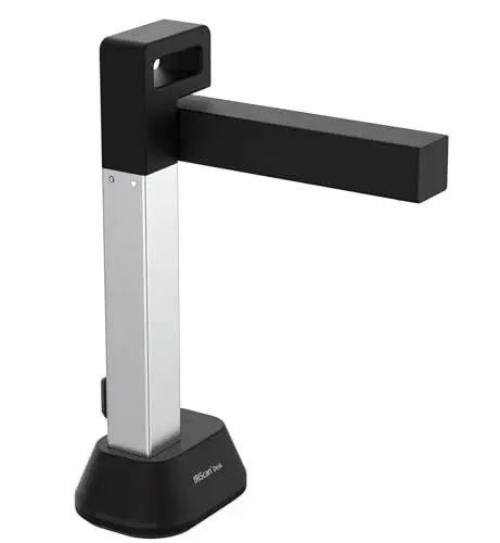 Produktbild: IRIScan Desk buchscanner, OCR Dokumentenscanner 8MP - 12MP extrapoliert Visualizer -v6: PDF-Editor, tragbarer Scanner, AI-Flachlegung-Auto-Scan-Finger-Verstecken, a4 Scanner WinMac