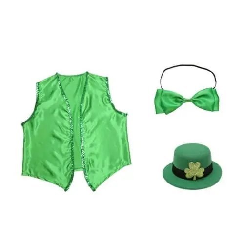 Produktbild: Irischer Partyanzug Festliches Kostümzubehör Patricks Day Feier Karnevals Requisiten Vielseitige Urlaubs Requisiten Festliches Kostümzubehör