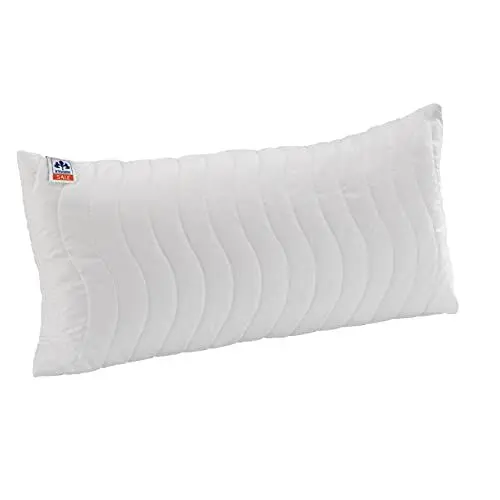 Produktbild: Irisette Kopfkissen Jette, 95 Grad waschbar, inkl. Aufbewahrungstasche, 40 x 80 cm, Weiß