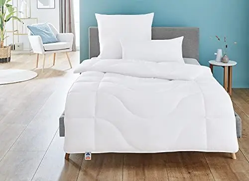 Produktbild: Irisette Lotte Ganzjahresdecke - Produziert in Deutschland - Steppbett mit Top Cool Gewebe, 95 Grad waschbar, inkl. Aufbewahrungstasche, 135 x 200 cm, weiß, Öko-Tex Zertifiziert