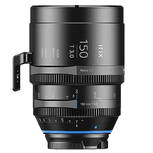 Produktbild: Irix Cine 150 mm T3.0 Makro 1:1 Videoobjektiv 150 mm für Sony E | 11 Lamellen, 0,35 m, 270° drehbar, Videoobjektiv für Sony | Imperiale Version