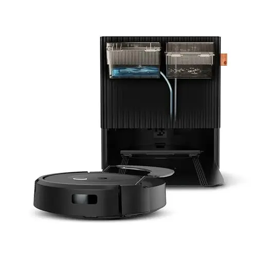 Produktbild: iRobot Roomba Combo 10 Max – Saugroboter 2-in-1 mit Station – Selbstentleerung/Befüllen und Reinigung des Wischtuchs – Kartographie & speichert die Umgebung – erkennt & vermeidet Objekte