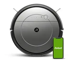 Produktbild: iRobot Roomba Combo R1138 Saug- und Wischroboter, mehrere Reinigungsmodi, leistungsstarkes Saugen und Wischen, steuerbar über Sprachassistenten, navigiert zielgerichtet und logisch, grau