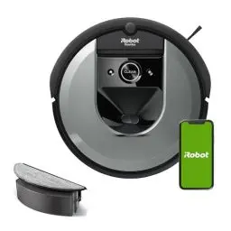 Produktbild: iRobot Roomba Combo i8 (i8176) Saug- und Wischroboter mit 2. Auffangbehälter mit Wischpad, Intelligente Katierung, Sprachassistenten kompatibel, WLAN, Individuelle Einstellung per App, Light Silver