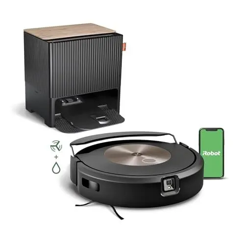 Produktbild: iRobot Roomba Combo j9+ Saug- und Wischroboter mit autom. Absaug-/Nachfüllstation, Kartierung, PrecisionVision Navigation, 4-Stufen-Reinigung, Objekterkennung/ -vermeidung, Sprachassistentenkompatibel