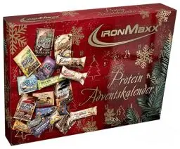 Produktbild: IronMaxx Protein Adventskalender 2024 | Fitness Adventskalender mit 24 abwechslungsreichen Sportler Top-Produkten | ideal als Geschenk