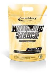 Produktbild: IronMaxx Waxy Maize Starch 2000g | Hochwertiges Kohlenhydratpulver aus Maisstärke | Zuckerfreier und veganer Weightgainer ohne Konservierungsstoffe