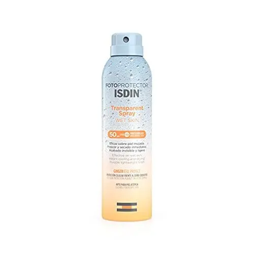 Produktbild: ISDIN, Fotoprotector Wet Skin Transparent Spray 50 unsichtbarer und leichter Lichtschutz ml, 250 milliliter