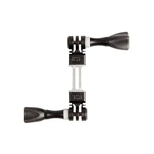 Produktbild: iSHOXS Ionic ProFork | Halterung Zubehör Adapter Set | passend für GoPro Hero 11-10-9 und Kompatible Action Camera | Für 2 ActionCams Befestigung | Doppelgabel 4two Set 2 x 2K