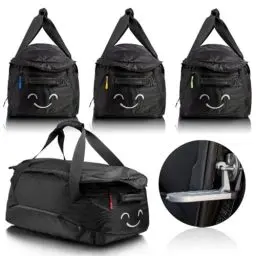 Produktbild: ISIBELL® Dachbox 4 er Taschen Set mit Trittstufe für einfaches Be und Entladen und Identifikaitonsmarker/Duffel Bag/dachbox Taschen/Tasche für dachbox