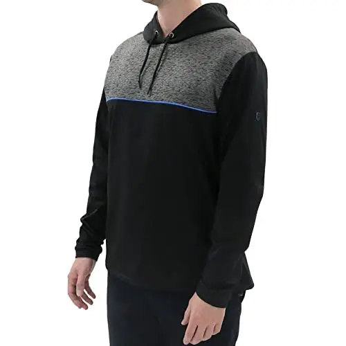 Produktbild: Island Green Herren mit Kapuze Feuchtigkeit - Schwarz/Charcoal Marl/Marine - L