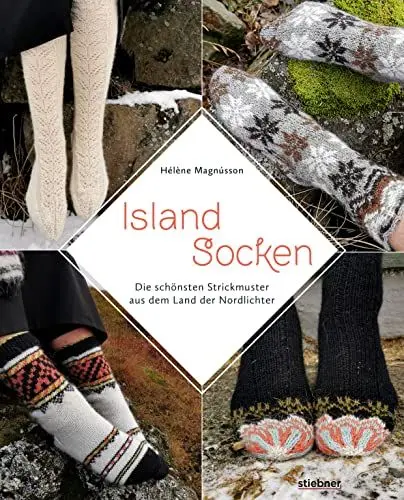 Produktbild: Island-Socken. Die schönsten Strickmuster aus dem Land der Nordlichter. 17 Strickanleitungen mit modernem Twist: Kreative skandinavische Strickideen mit ausführlichen Anleitungen und Strickcharts