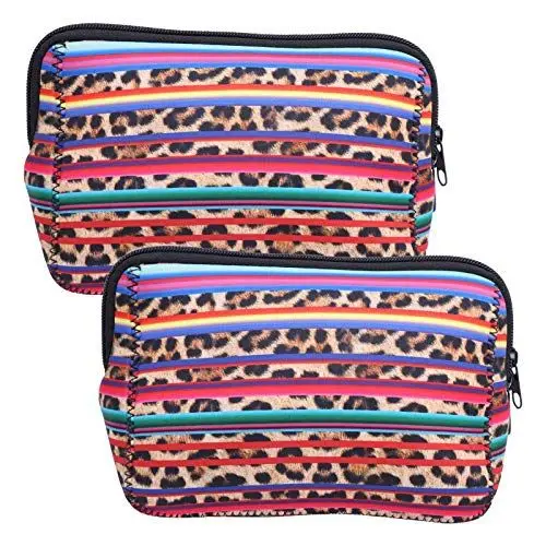 Produktbild: Isolierte Neopren-Lunchtasche, wasserdichte Lunchbox für Picknick, Camping, schwarz-weiße Punkte, tragbarer Lebensmittelträger (6)